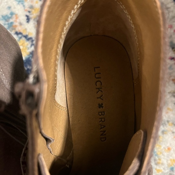 Lucky Brand Light Tan Suede Booties - Never Been Worn - Picture 11 of 11